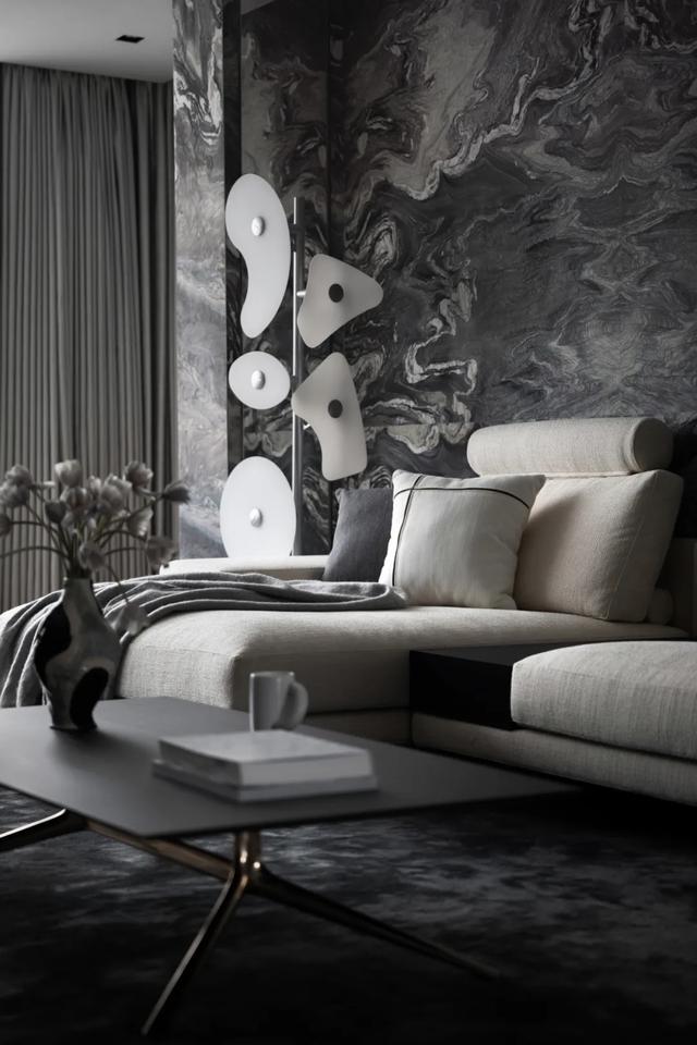 |200㎡精致灰私宅，特立独行的简约空间！