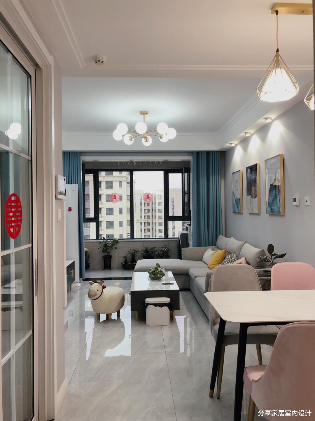 结婚|自己辛苦两个月，一手装起的70平婚房，很漂亮，幸福新生活开始！