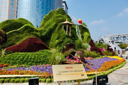 光明网视频|天安门广场国庆花篮抢先看