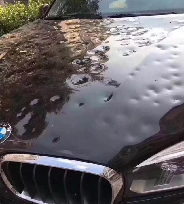 #宝马x7#北京一场冰雹,宝马车主有苦说不出,以后买国产车