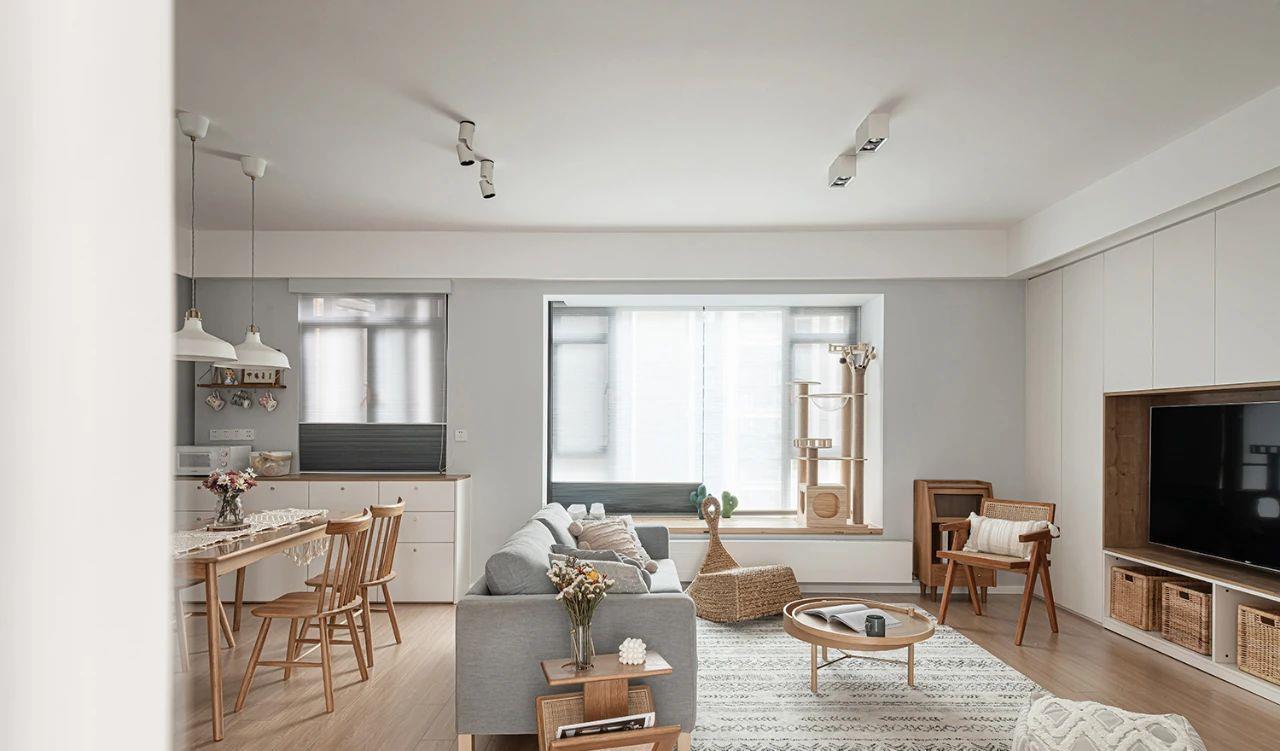 |参观后她的135㎡新家，才懂什么叫原木风，都市里的慢生活