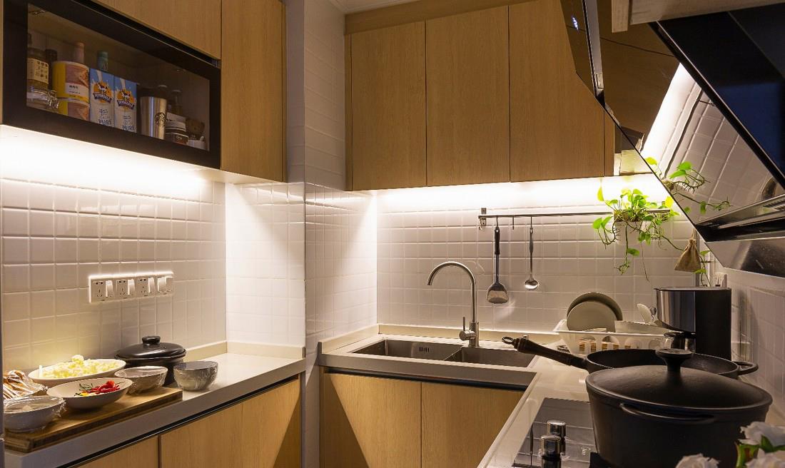 @太喜欢这种清新自然的木质色调了，51㎡小两房也能打造得这么温馨