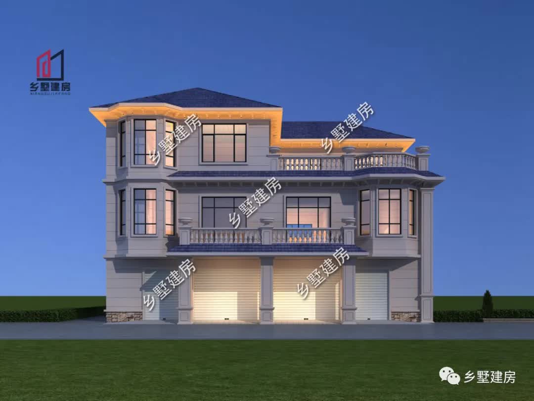 |自从建了这栋欧式带门面别墅，村里传的人尽皆知，老有面子了