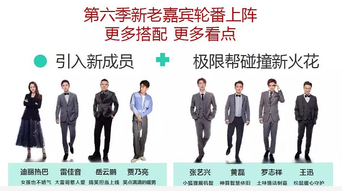 极限挑战：《极限挑战》正式定档，第五季原班人马回归，还有新人的加入！