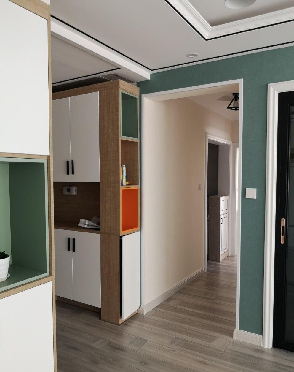 设计师|新房装修没请设计师，柜子选择全屋定制，打扫干净晾着通风中！