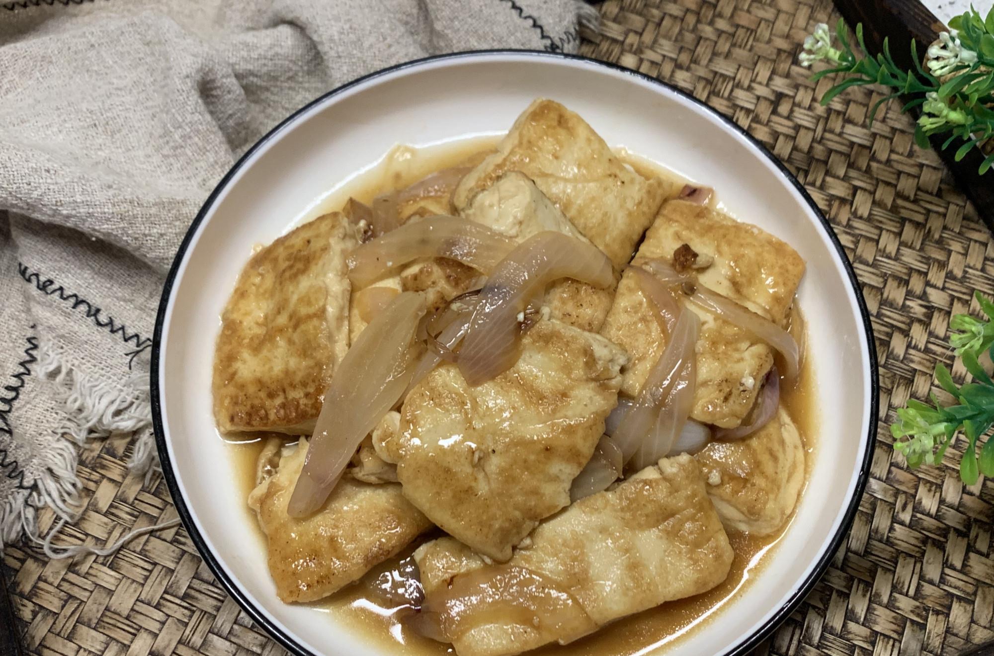 豆腐■媳妇的瘦身晚餐，焖一焖几分钟就好，连吃一周，体重嗖嗖往下降