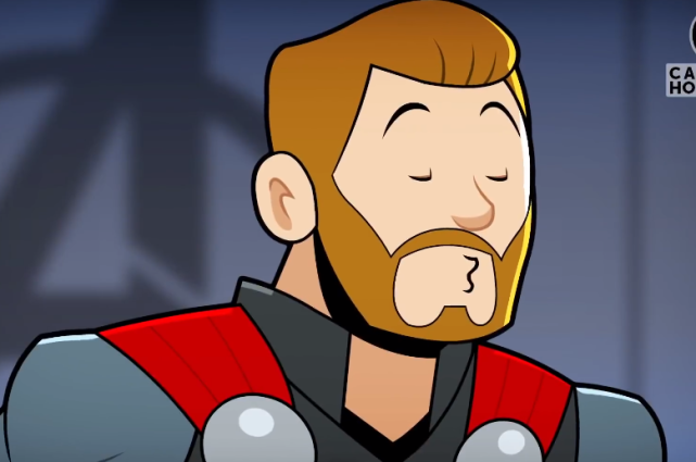 漫威@漫威英雄掰手腕大比拼,美队率先出局,谁能笑到最后?