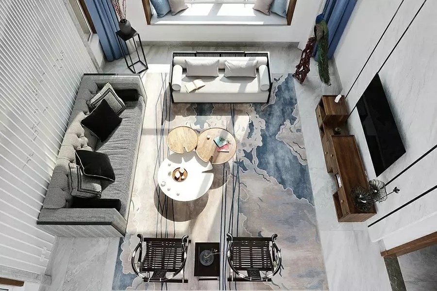 :别墅新中式风格软装设计,生活在自然与艺术之间