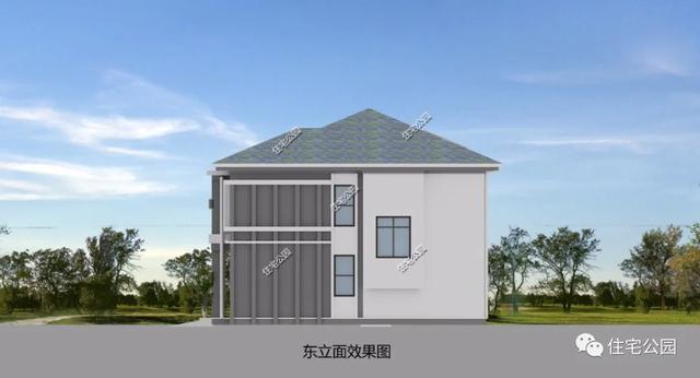 ##15×11米南北通透，封闭阳台+老人房+神龛，现代风时尚美宅