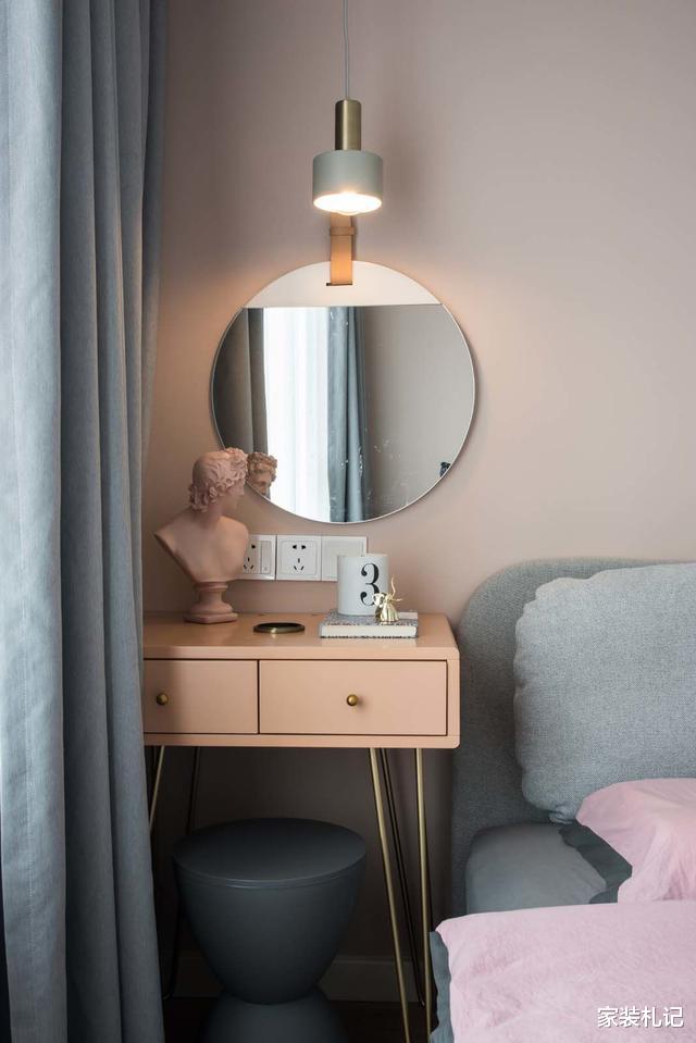 粉色|买下68㎡新房，装成三房两厅，空间虽小却处处透露着家的温馨！