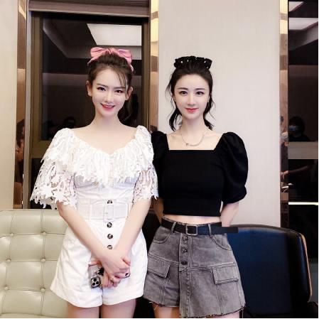 西装|薇娅明星感越来越强，穿短袖西装扎高马尾，黑白装也能穿得很高级