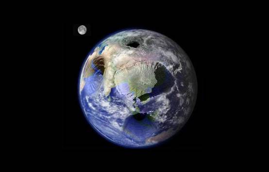 [卫星]地球是一个巨大的“生命体”？美卫星疑拍到地球心脏