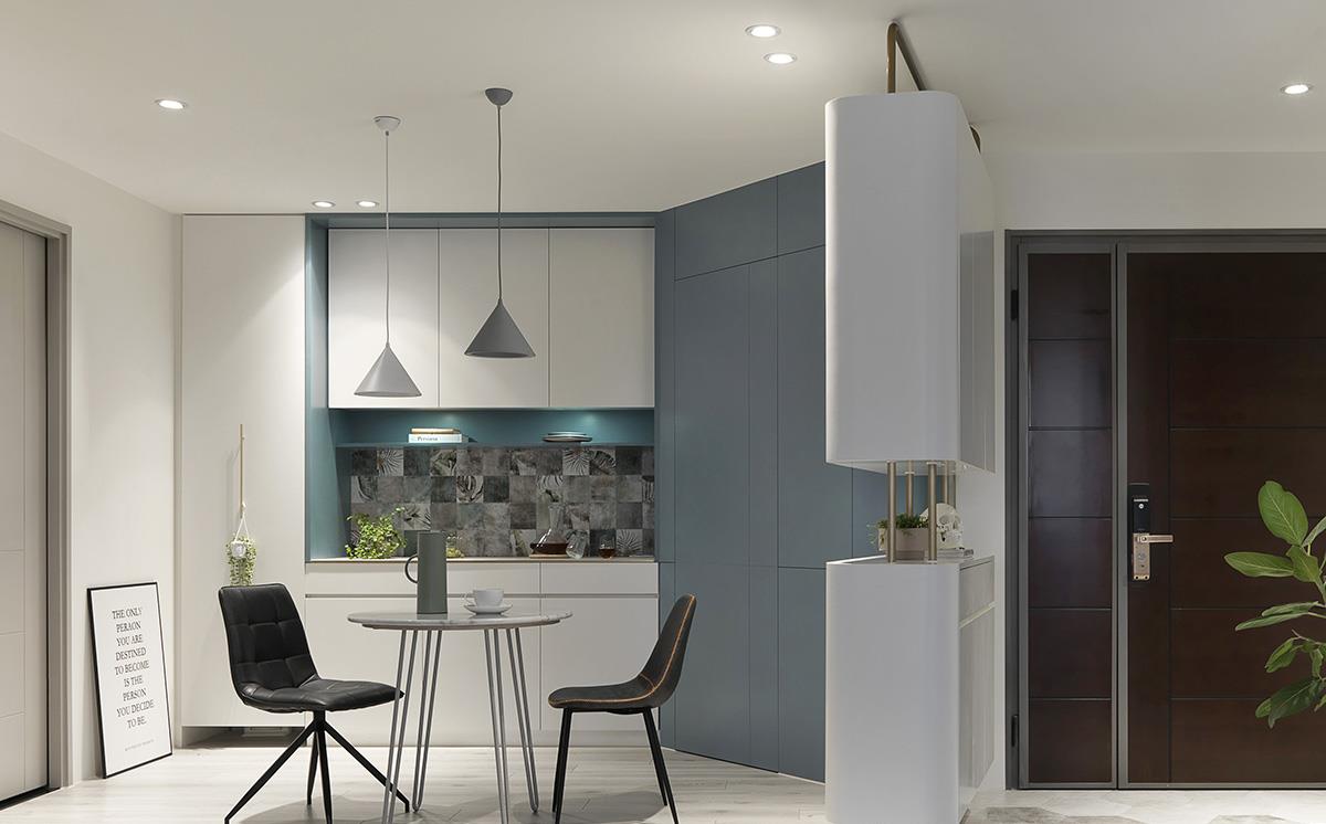 「」63㎡清新简约风，一对医生夫妇的家，打造轻松无压感的避风港！