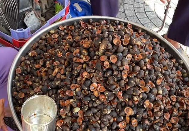 |大妈街边卖“黑色”小吃，10元一斤，路人嫌贵，看清是它我全包了