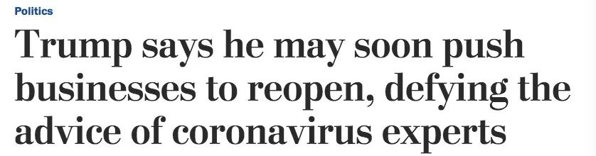 股市:单日新增确诊全球最高!特朗普心急的却是“复产”:美国不是为停产而建的