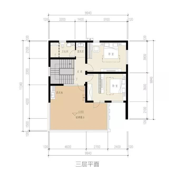 ▲4款三层农村别墅，多阳台+大露台设计，巴适得板！