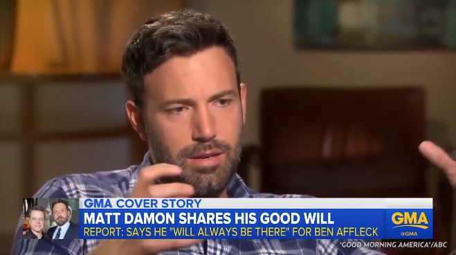 本·阿弗莱克|一起打架，一起睡地下室，一起拿奥斯卡：好莱坞最佳死党