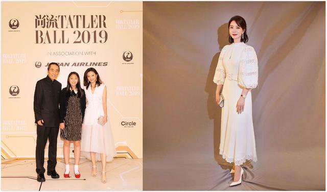 张艺谋|张艺谋小31岁娇妻庆生！穿粉衣服像公主，14岁女儿长得太像爸