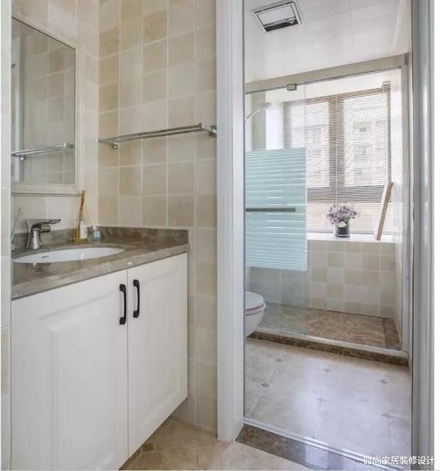 ：卫生间这样装，真是太漂亮了，干湿分离效果又好！