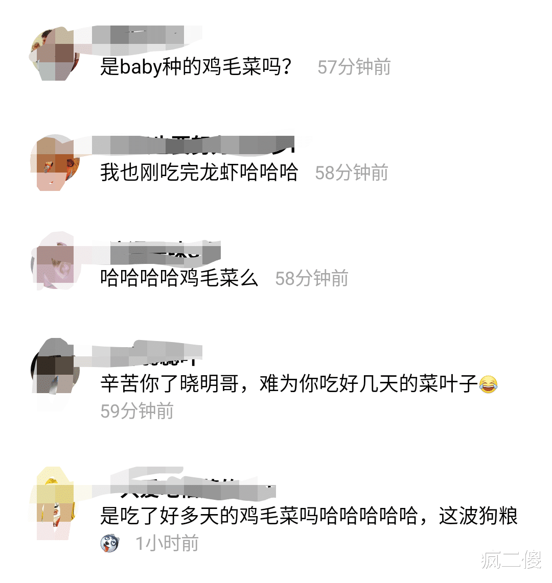 张艺谋：?baby鸡毛菜种太多了？黄晓明吐槽连吃几天菜叶子，夫妻秀恩爱