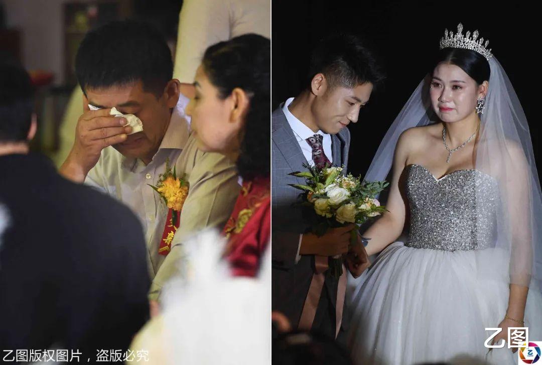 乙图|养了24年的女儿坐着马车出嫁了，下楼瞬间，父亲躲进小房间抹泪