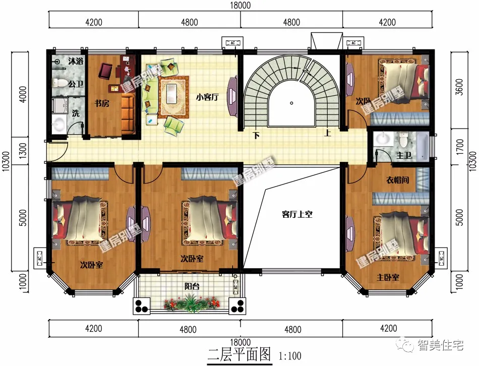 |美观大气颜值高,带八角窗设计的两栋别墅,多想其中一个是自己家