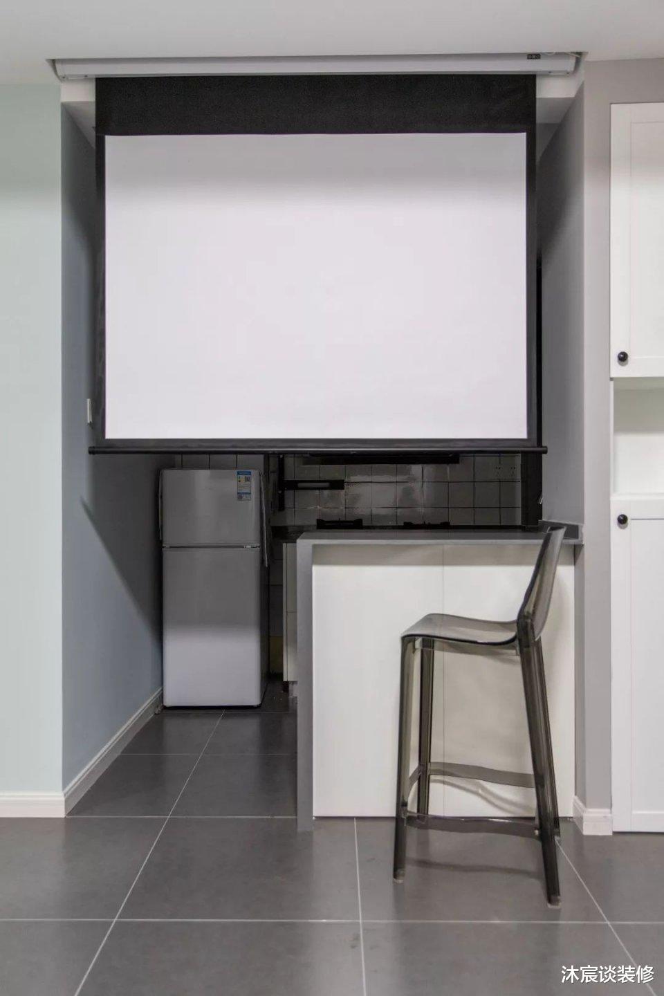 幕布|28岁女老师买下51㎡两室,装修后的新家简约清新,空间被利用极致