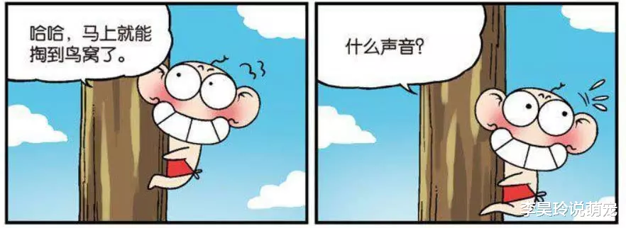 搞笑漫画：乌鸦喝水新传！直升机到达，成功拦截“呆头”！