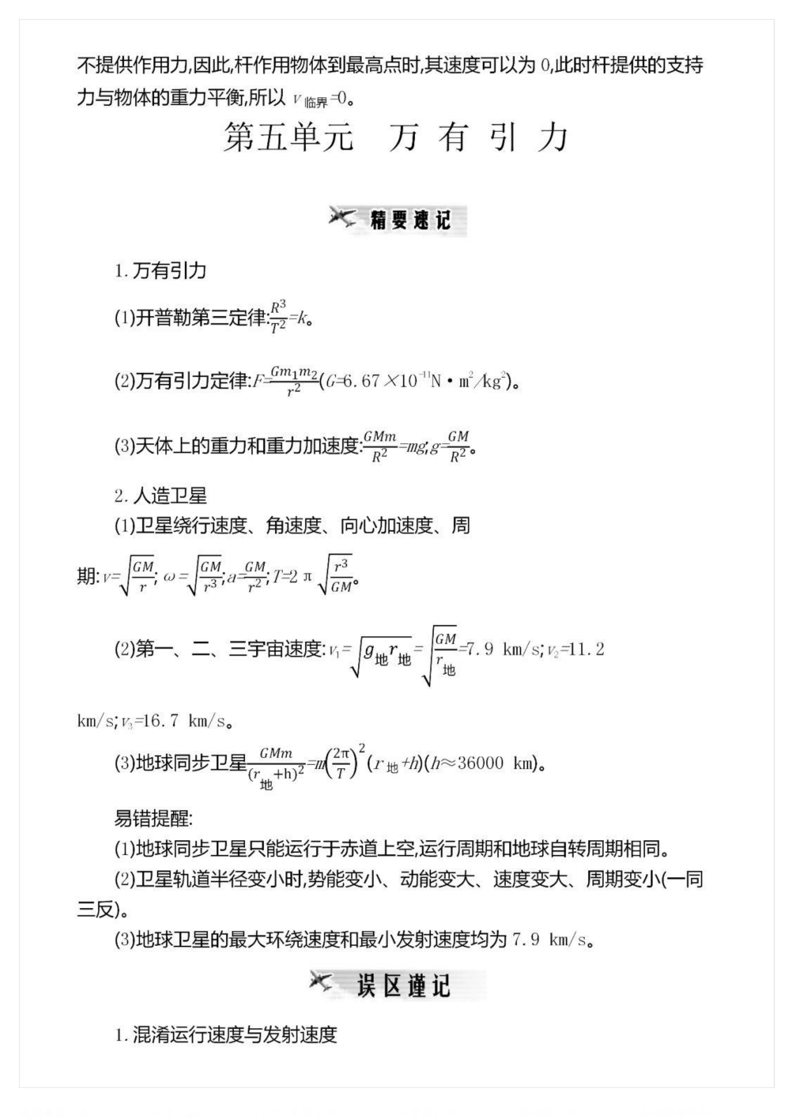 物理|精编2021高考物理超重点汇总，全章节42页，建议收藏打印！