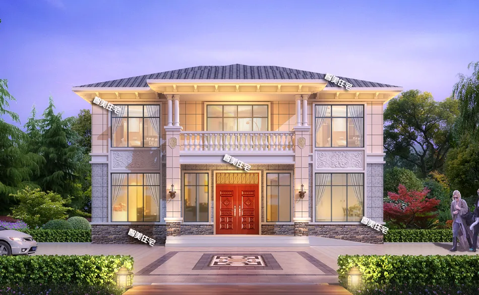 『』光鲜亮丽的农村自建别墅，要过好生活，必先盖新房