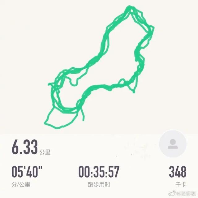 #跑步#张静初跑步6公里，平均配速540，再向网友普及正确跑姿！