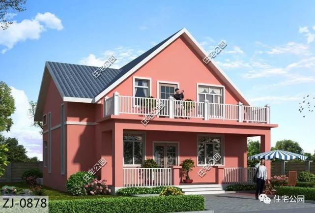 |精选图库：20套农村美式风格户型图