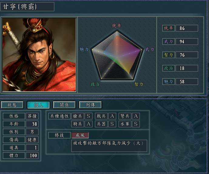 甘宁▲三国志：这些备受偏爱的武将，原来甘宁竟然这么强