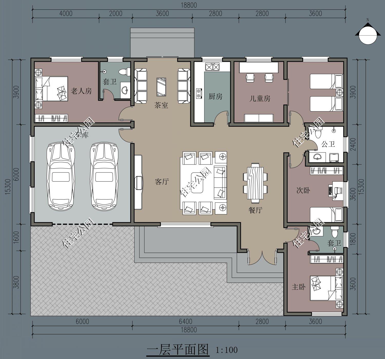 |农村养老房还是一层好,最低15万就能盖,10套图纸哪套适合你