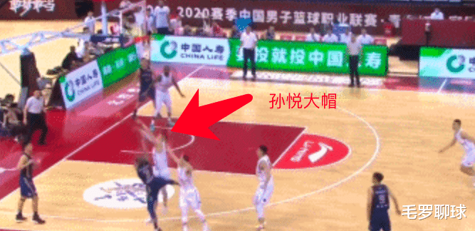 姚明|央视直播+姚明目击，NBA总冠军孙悦压哨盖帽，保住0.8秒惊天绝杀