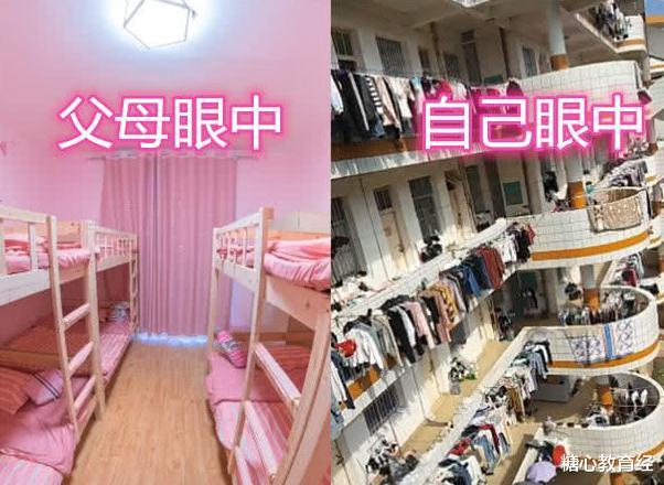 大学|“爸妈眼中的大学”对比“我眼中的大学”，网友：扎心了