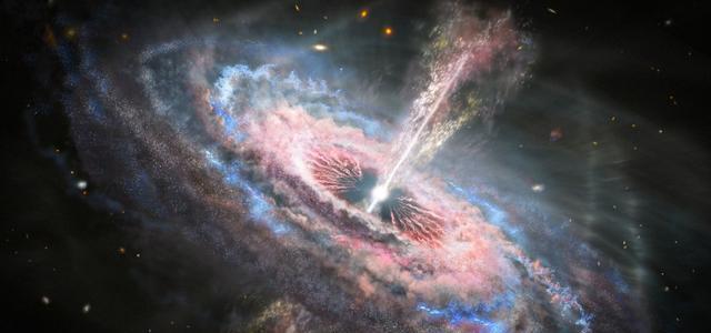 #类星体#哈勃望远镜发现不可思议的类星体海啸