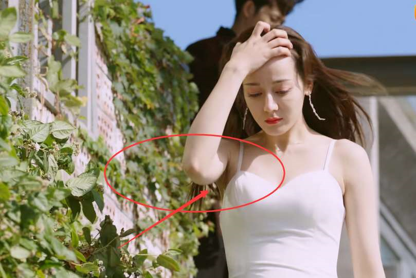 【迪丽热巴】迪丽热巴撩头发，却被“腋毛”抢镜，粉丝不淡定了！