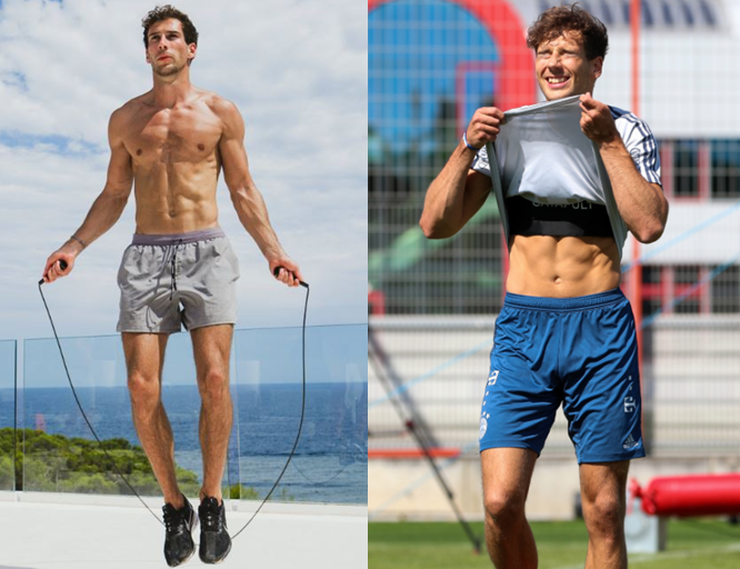 拜仁慕尼黑|欧冠惊现肉弹装甲！手臂比头还粗，6块腹肌炸裂，拜仁最猛之人