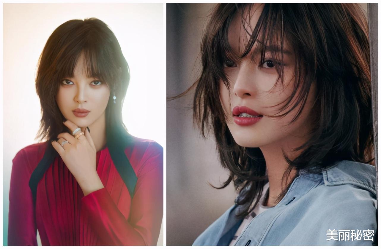 刘海|换发型堪比“整容”！没有刘海的辛芷蕾，全是中年妇女的油腻感