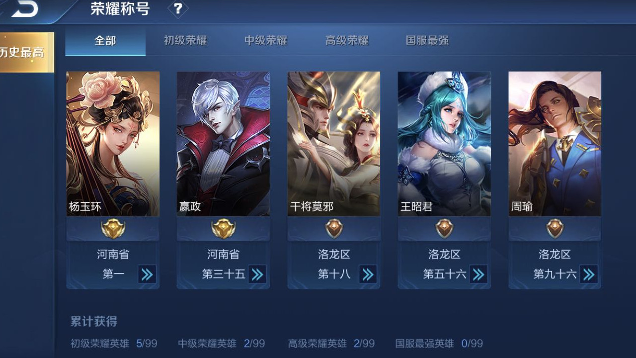 「国服」“演员区”再现神秘老板！此人登上榜首却没有任何国服，榜单ID懂了