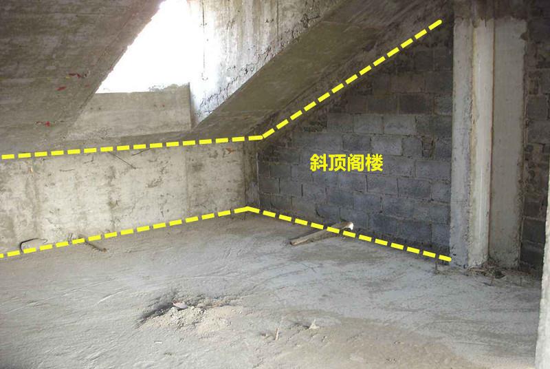 |顶层带阁楼我看一点不鸡肋，斜墙打排柜子中间又留空，1房能3用