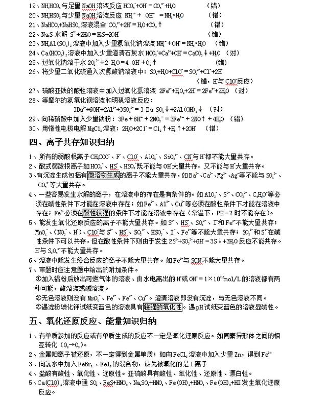 ##强烈推荐:高考化学冲刺,概念辨析、答题技巧,学会你就是尖子生