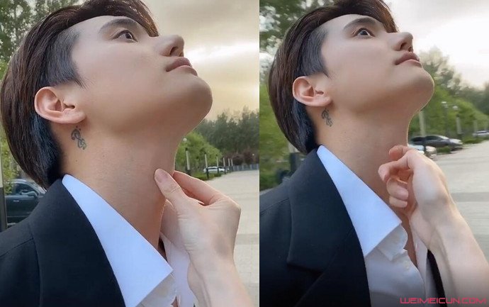 张檬▲张檬摸小五喉结 宣布恋情后首合体夕阳下秀恩爱