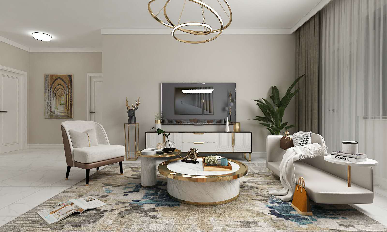 |客厅装修成这样，30年都不过时！