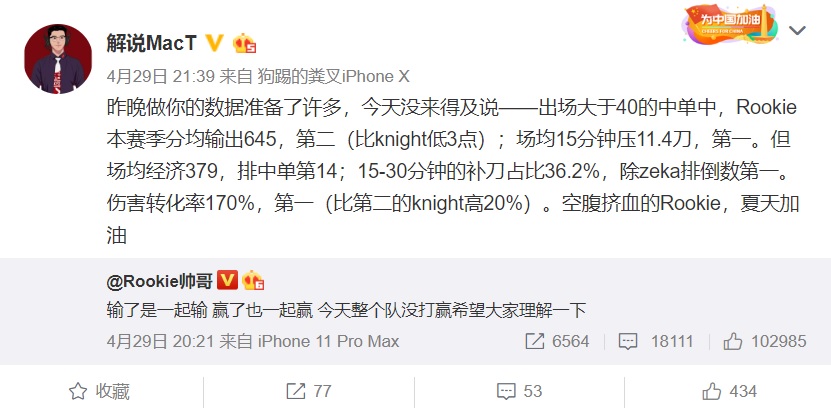 【rookie】IG失败背后的“残酷真相”：Rookie牺牲了一切，换不来TheShy的理解