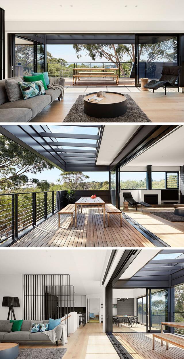 退休@退休夫妻打造豪华别墅，客厅直通大露台设计，给人极大的舒适感！