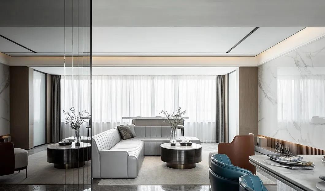 『购房置业』130平的现代风，干净又整洁，知性又优雅，太美了！等买房照着装