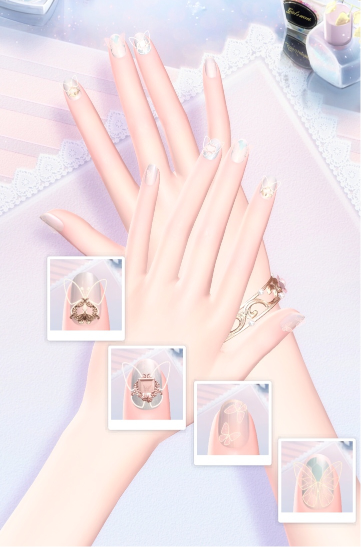 【美甲】闪耀暖暖中最奇怪的设计师，偏爱牢笼，把翅膀拿来做美甲？