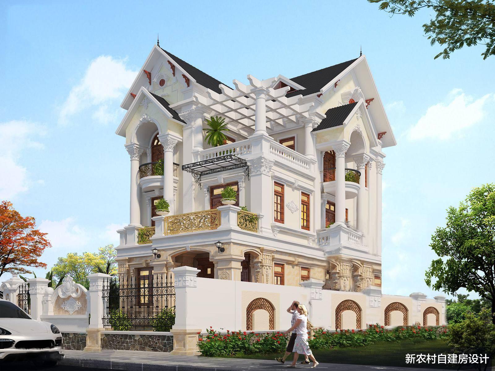 ▲8栋三层欧式别墅，绝对是顶级水平，为何这么多人喜欢第二栋